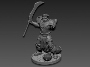 Leeroy Jenkins WarCraft 3D Print Model