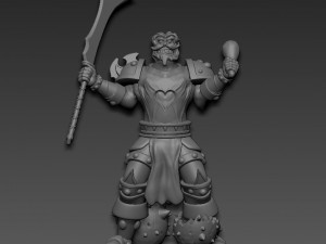 Leeroy Jenkins WarCraft 3D Print Model