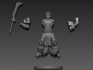 Leeroy Jenkins WarCraft 3D Print Model