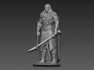 Drizzt Do Urden 3D Print Model