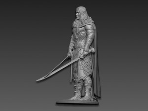 Drizzt Do Urden Modello di stampa 3D