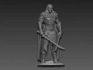 Drizzt Do Urden 3D Print Model