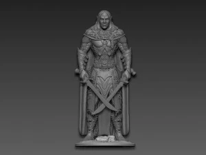 Drizzt Do Urden 3D Print Model
