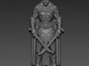 Drizzt Do Urden 3D Print Model