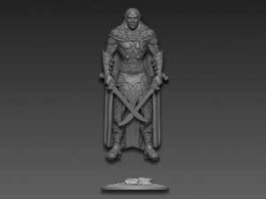 Drizzt Do Urden Modello di stampa 3D