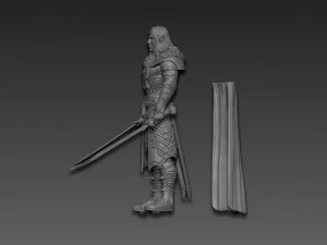 Drizzt Do Urden 3D Print Model