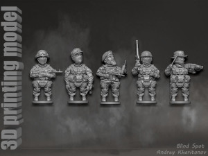 Russian soldier Modèles 3D en vedette
