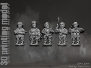 Russian soldier Modèles 3D en vedette