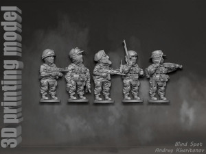 Russian soldier Modèles 3D en vedette
