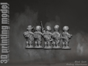 Russian soldier Modèles 3D en vedette