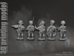 Russian soldier Modèles 3D en vedette