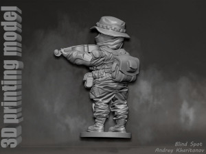 Russian soldier Modèles 3D en vedette