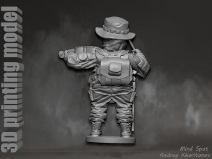 Russian soldier Modèles 3D en vedette