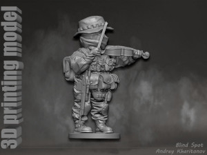 Russian soldier Modèles 3D en vedette