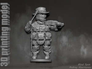 Russian soldier Modèles 3D en vedette