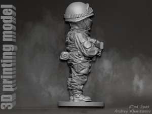 Russian soldier Modèles 3D en vedette