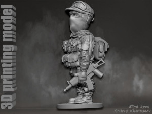 Russian soldier Modèles 3D en vedette