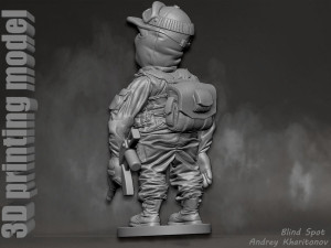 Russian soldier Modèles 3D en vedette