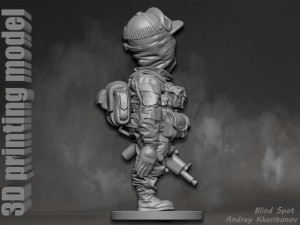 Russian soldier Modèles 3D en vedette