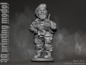Russian soldier Modèles 3D en vedette