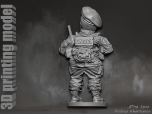 Russian soldier Modèles 3D en vedette