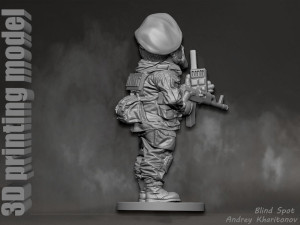 Russian soldier Modèles 3D en vedette