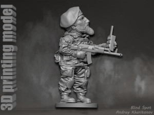 Russian soldier Modèles 3D en vedette