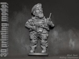 Russian soldier Modèles 3D en vedette