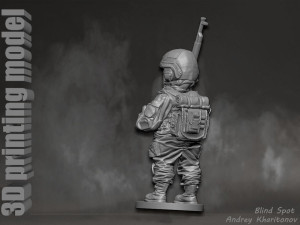 Russian soldier Modèles 3D en vedette