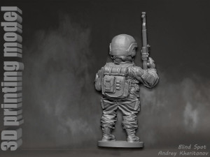 Russian soldier Modèles 3D en vedette