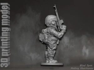 Soldado russo Modelo de Impressão 3D