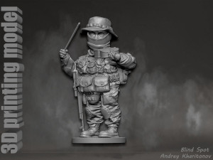Russian soldier Modèles 3D en vedette