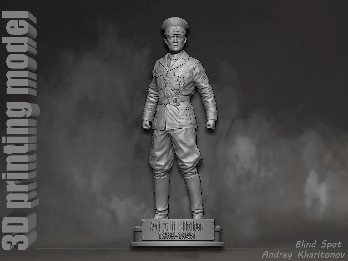 Adolf Hitler 3D Print Model .c4d .max .obj .3ds .fbx .stl .blend 