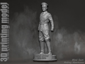 Adolf Hitler 3D 프린트 모델