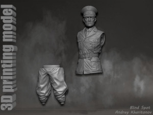 Adolf Hitler 3D 프린트 모델