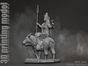 Shailaputri Model Cetak 3D