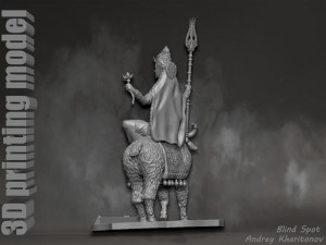 Shailaputri Model Cetak 3D