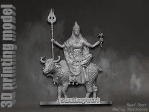 Shailaputri Model Cetak 3D