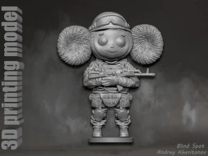 Russian Cheburashka 3D Print Model