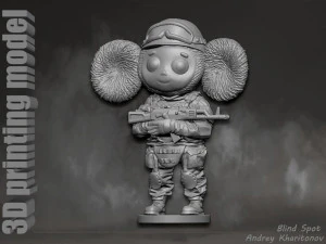 Russian Cheburashka 3D Print Model