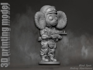 Russian Cheburashka 3D Print Model