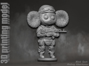 Russian Cheburashka 3D Print Model