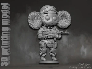 Russian Cheburashka 3D Print Model