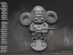 Russian Cheburashka 3D Print Model