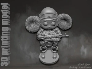 Russian Cheburashka 3D Print Model