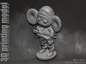 Russian Cheburashka 3D Print Model