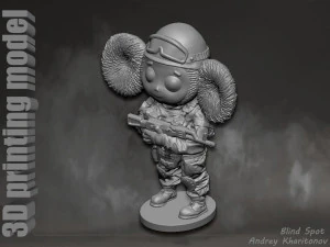 Russian Cheburashka 3D Print Model