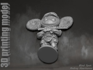 Russian Cheburashka 3D Print Model