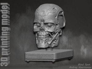 The Terminator T-600 3D Print Model