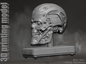 The Terminator T-600 3D 打印模型